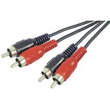 Audio Cables | CUC Exertis Connect 108662 audio cable 10 m 2 x RCA Black, Red
