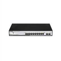 Black, Gray | DLink DGS121010, Managed, L2, Gigabit Ethernet (10/100/1000), Full