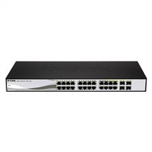 Smart Network Switch | DLink DGS121024P L2 Gigabit Ethernet (10/100/1000) Black network