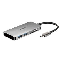 Aluminum, Black | DLink DUBM610, Wired, USB 3.2 Gen 1 (3.1 Gen 1) TypeC, 100 W,
