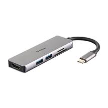 DLink DUBM530, Wired, USB 3.2 Gen 1 (3.1 Gen 1) TypeC, Aluminium,