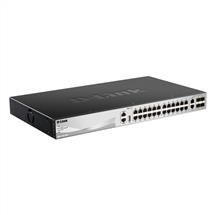 24 Port Gigabit Switch | DLink DGS313030TS Managed L3 Gigabit Ethernet (10/100/1000) Black,