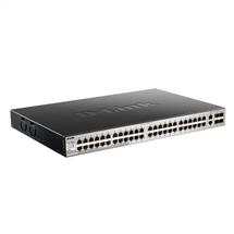 48 Port Gigabit Switch | DLink DGS313054TS Managed L3 Gigabit Ethernet (10/100/1000) Black,