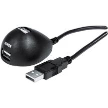 Dacomex 151182 USB 2.0 Black interface hub | Quzo UK