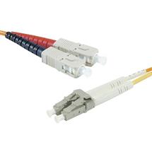 Dexlan 2m LC/SC 50/125 fibre optic cable OM2 | Quzo UK