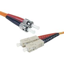 Dexlan 2m ST/SC 50/125 fibre optic cable OM2 | Quzo UK