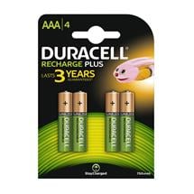 Quzo Black Friday Deals | Duracell AAA (4pcs), Rechargeable battery, NickelMetal Hydride (NiMH),