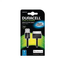 Duracell Sync/Charge Cable 1 Metre Black | Quzo UK
