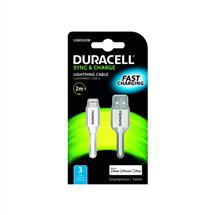 Duracell Sync/Charge Cable 2 Metre White | Duracell Sync/Charge Cable 2 Metre White | Quzo UK