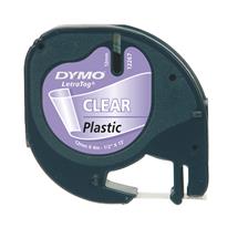 DYMO ® LetraTag® Plastic Labels - 12mm | In Stock | Quzo UK