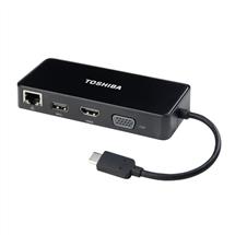 DYNABOOK Interface Hubs | Dynabook USB-C to HDMI/VGA Travel Adapter | In Stock