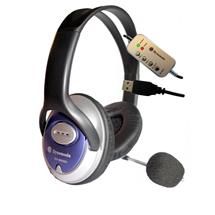 Dynamode Skype Stereo ClearSound headphone with Mic. Headset Wired