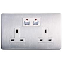 EnerGenie MIHO023 socket-outlet Stainless steel | In Stock