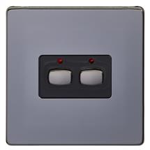 Light Switches | EnerGenie MIHO071 light switch Black, Grey | In Stock
