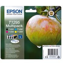 Epson Multipack 4-colours T1295 DURABrite Ultra Ink | T129 MULTIPACK M APPLE BK C M Y | Quzo UK