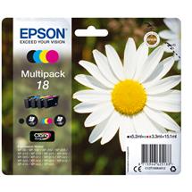 Epson Multipack 4-colours 18 Claria Home Ink | Epson Daisy Multipack 4colours 18 Claria Home Ink, Standard Yield, 5.2