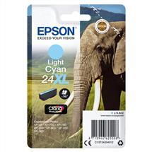 Epson Elephant Singlepack Light Cyan 24XL Claria Photo HD Ink.