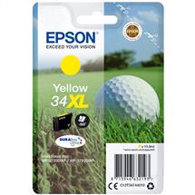 Epson Golf ball Singlepack Yellow 34XL DURABrite Ultra Ink. Cartridge