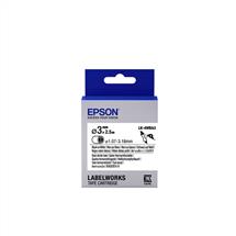Label Printer Tape | Epson Label Cartridge Heat Shrink Tube (HST) LK4WBA3 Black/White D3mm
