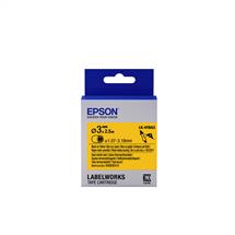 Epson Label Cartridge Heat Shrink Tube (HST) LK4YBA3 Black/Yellow D3mm