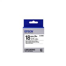 Epson Label-Making Tapes | Epson Label Cartridge Standard LK-5WBN Black/White 18mm (9m)