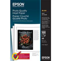 Epson Photo Quality Inkjet Paper  A4  100 Sheets, Matte, 102 g/m², A4,