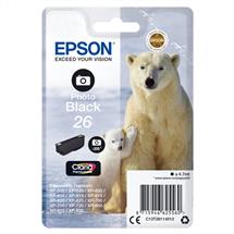 Singlepack Photo Black 26 Claria Premium Ink | Epson Polar bear Singlepack Photo Black 26 Claria Premium Ink