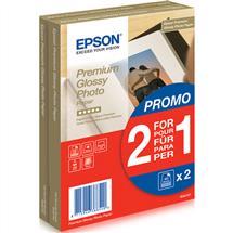 Epson Premium Glossy Photo Paper  10x15cm  2x 40 Sheets, Premiumgloss,