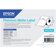 Epson Large Format Media | Epson Premium Matte Label - Continuous Roll: 102mm x 35m