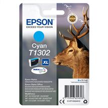 Extra (Super) High Yield | Epson Stag Singlepack Cyan T1302 DURABrite Ultra Ink. Cartridge