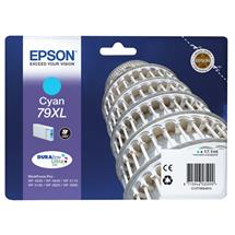 Epson Tower of Pisa Singlepack Cyan 79XL DURABrite Ultra Ink.