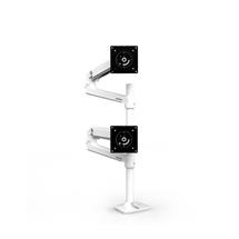 Monitor Desk Mount | Ergotron LX Series LX Dual Stacking Arm 101.6 cm (40") White Desk