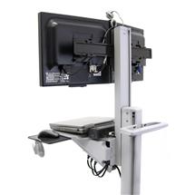 Ergotron Multimedia Carts & Stands | Ergotron Neo-Flex Dual WideView WorkSpace Multimedia cart Grey