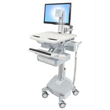 Ergotron Multimedia Carts & Stands | Ergotron StyleView Aluminium, Grey, White Flat panel Multimedia cart