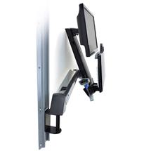 Aluminium, Plastic | Ergotron StyleView Sit-Stand Combo Arm 61 cm (24") Aluminium Wall