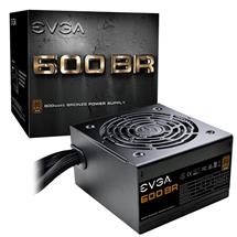 EVGA 600 BR, 600 W, 100 - 240 V, 50 - 60 Hz, 4 A, Active, 130 W