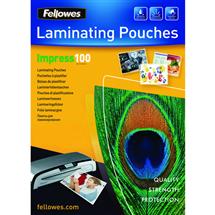 Fellowes Laminating Pouch A4 2x100 micron 5351111 (PK100)