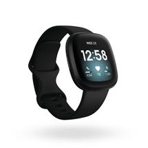 Fitbit Versa 3 AMOLED 40 mm Digital Touchscreen Black WiFi GPS