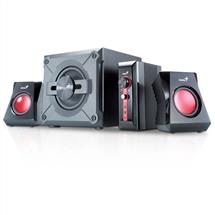 PC Speakers | Genius SW-G2.1 1250 38 W Black, Red 2.1 channels | Quzo UK