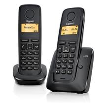 Gigaset  | Gigaset A120 Duo DECT telephone Black Caller ID | Quzo