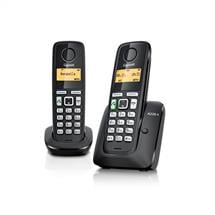 Gigaset  | Gigaset A220A Duo Analog/DECT telephone Caller ID Black