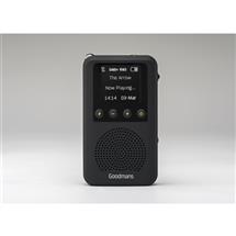 Goodmans  | Goodmans GDPRDAB Portable Digital Black radio | Quzo