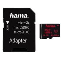 Hama  | Hama 00123980 memory card 16 GB MicroSDHC Class 3 UHS