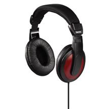 Hama Headsets | Hama HK-5618 Headphones Head-band Black, Red 3.5 mm connector