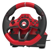 Steering Wheel | Hori NSW228U Gaming Controller Black, Red USB Steering wheel + Pedals