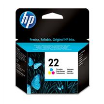HP 22 Tricolor Original Ink Cartridge. Cartridge capacity: Standard