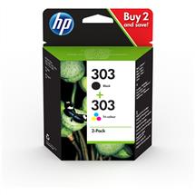 HP 303 | HP 303 2-pack Black/Tri-color Original Ink Cartridges