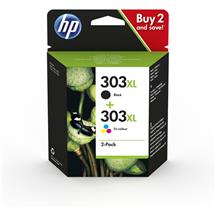 HP 303XL 2-pack High Yield Black/Tri-color Original Ink Cartridges