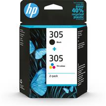 HP 305 2-Pack Tri-color/Black Original Ink Cartridge | HP 305 2-Pack Tri-color/Black Original Ink Cartridge