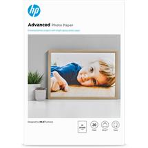 HP Advanced Photo Paper, Glossy, 250 g/m2, A3 (297 x 420 mm), 20